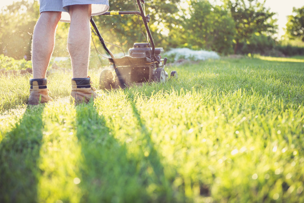 Lawn mowing